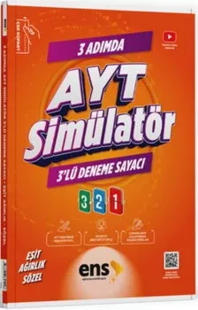 AYT Simülatör Eşit Ağırlık Sözel 3 lü Deneme Sayacı ENS Yayıncılık - Hemen Satın Al