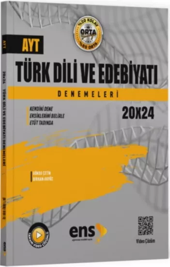 ENS Yayınları AYT Türk Dili ve Edebiyatı 20 x 24 Denemeleri ENS Yayıncılık - Hemen Satın Al