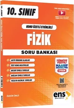 10. Sınıf Fizik Konu Özetli Etkinlikli Soru Bankası ENS Yayıncılık - Hemen Satın Al