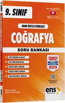 9. Sınıf Coğrafya Konu Özetli Etkinlikli Soru Bankası ENS Yayıncılık - Hemen Satın Al