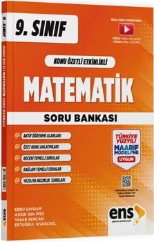 9. Sınıf Matematik Konu Özetli Etkinlikli Soru Bankası ENS Yayıncılık - Hemen Satın Al