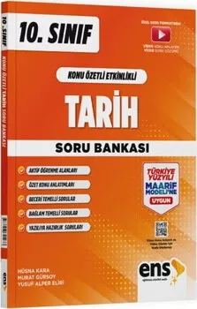 10. Sınıf Tarih Maarif Konu Özetli Soru Bankası ENS Yayıncılık - Hemen Satın Al