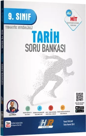 Hız ve Renk 9. Sınıf Tarih HİT Soru Bankası Hız ve Renk Yayınları - Hemen Satın Al