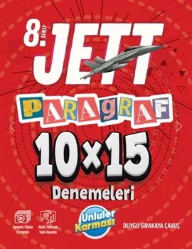 8.Sınıf Jett Paragraf 10x15 Deneme Ünlüler Karması - Hemen Satın Al