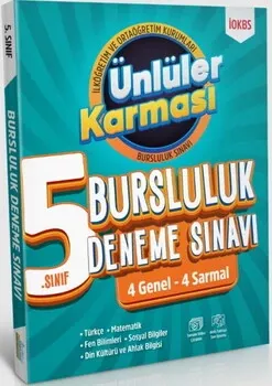5. Sınıf İOKBS 4 + 4 Bursluluk Denemesi Ünlüler Karması - Hemen Satın Al