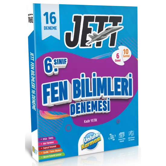 6. Sınıf Fen Bilimleri Jett 16’ lı Branş Denemeleri Ünlüler Karması