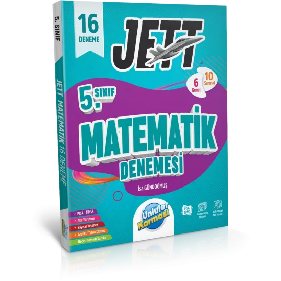 5. Sınıf Matematik Jett 16’ lı Branş Denemeleri Ünlüler Karması