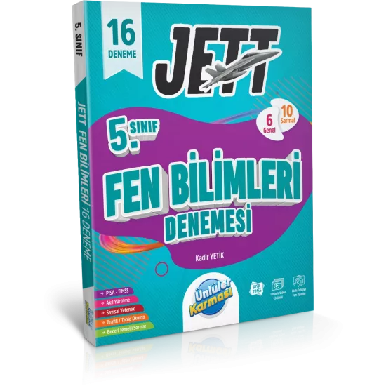 5. Sınıf Fen Bilimleri Jett 16’ lı Branş Denemeleri Ünlüler Karması