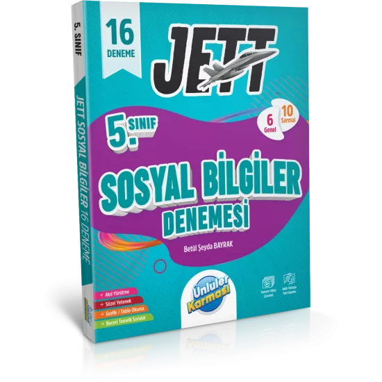 5. Sınıf Sosyal Bilgiler Jett 16’ lı Branş Denemeleri Ünlüler Karması