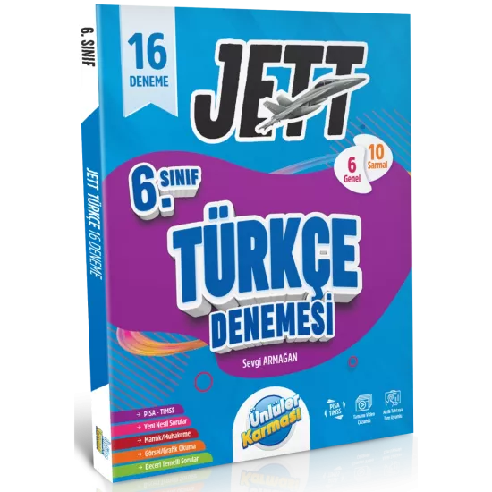 6. Sınıf Türkçe Jett 16’ lı Branş Denemeleri Ünlüler Karması