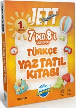 7 den 8 e Geçenler İçin Türkçe JETT Yaz Tatil Kitabı Ünlüler Karması - Hemen Satın Al