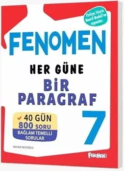Fenomen Okul Yayınları 7. Sınıf Her Gün Bir Paragraf Fenomen Maarif Modeli Soru Bankası Fenomen Yayınları - Hemen Satın Al
