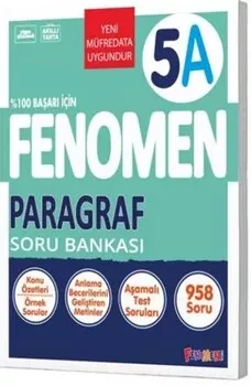 Fenomen Okul Yayınları 5. Sınıf Paragraf Fenomen A Soru Bankası Fenomen Yayınları - Hemen Satın Al