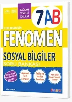 Fenomen Okul Yayınları 7. Sınıf Sosyal Bilgiler A-B Soru Bankası Fenomen Yayınları - Hemen Satın Al