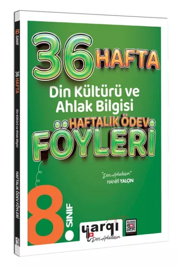 8. Sınıf Din Kültürü 36 Haftalık Ödev Föyleri Yargı Yayınları