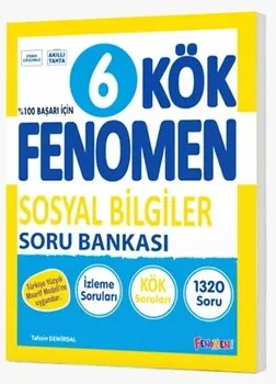 Fenomen Okul Yayınları 6. Sınıf Sosyal Bilgiler Kök Soru Bankası Fenomen Yayınları - Hemen Satın Al