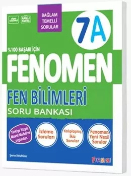 Fenomen Okul Yayınları 7. Sınıf Fen Bilimleri A Fenomen Soru Bankası Fenomen Yayınları - Hemen Satın Al