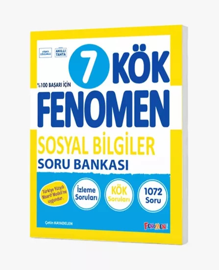 7. Sınıf Kök Sosyal Bilgiler Soru Bankası Fenomen Yayınları