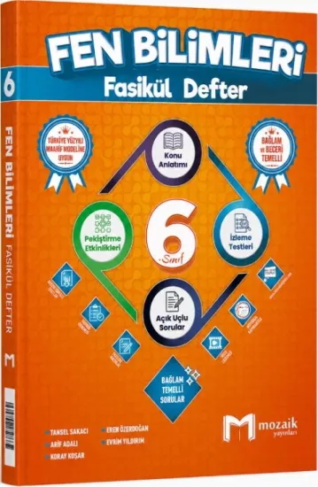 6. Sınıf Fen Bilimleri Fasikül Defter Mozaik Yayınları - Hemen Satın Al