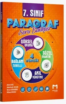 7. Sınıf Paragraf Soru Bankası Mozaik Yayınları - Hemen Satın Al