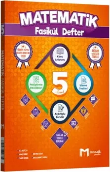 5. Sınıf Matematik Fasikül Defter Mozaik Yayınları - Hemen Satın Al