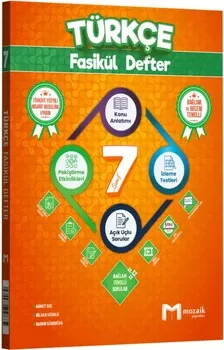 7. Sınıf Türkçe Fasikül Defter Mozaik Yayınları - Hemen Satın Al