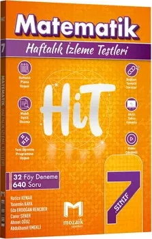 7. Sınıf Matematik HİT 32 Deneme Mozaik Yayınları - Hemen Satın Al