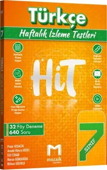 7. Sınıf Türkçe HİT 32 Deneme Mozaik Yayınları - Hemen Satın Al
