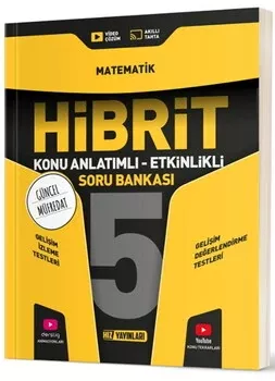 5. Sınıf Matematik HİBRİT Konu Anlatımlı Etkinlikli Soru Bankası Hız Yayınları - Hemen Satın Al
