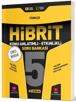 5. Sınıf Türkçe HİBRİT Konu Anlatımlı Etkinlikli Soru Bankası Hız Yayınları - Hemen Satın Al