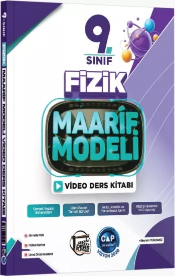 9. Sınıf Fizik Maarif Video Ders Kitabı Çap Yayınları - Hemen Satın Al