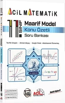 11. Sınıf Acil Matematik Maarif Model Konu Özetli Soru Bankası Acil Yayınları - Hemen Satın Al