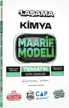 Üniversiteye Hazırlık Kimya Ders Platosu Maarif Modeli Tematik Soru Bankası 1. Aşama Çap Yayınları - Hemen Satın Al