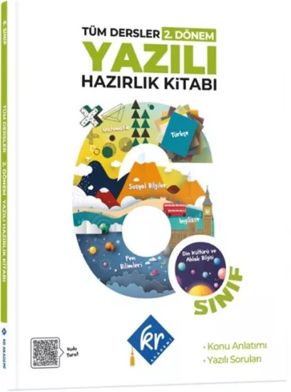 KR Akademi 6. Sınıf Tüm Dersler 2. Dönem Yazılı Hazırlık Kitabı KR Akademi Yayınları - Hemen Satın Al