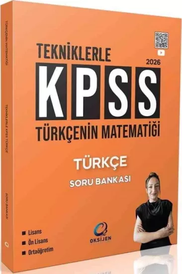 2026 KPSS Türkçenin Matematiği Türkçe Soru Bankası Oksijen Yayınları - Hemen Satın Al