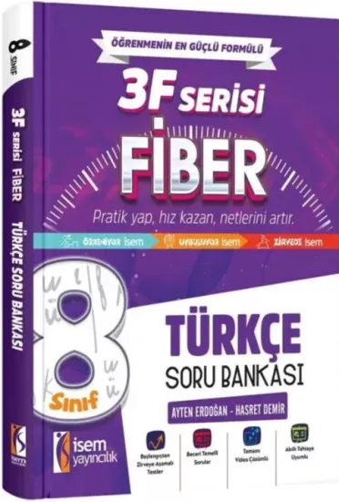 8. Sınıf Türkçe 3F Fiber Soru Bankası İsem Yayıncılık - Hemen Satın Al
