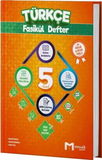 5. Sınıf Türkçe Fasikül Defter Mozaik Yayınları - Hemen Satın Al