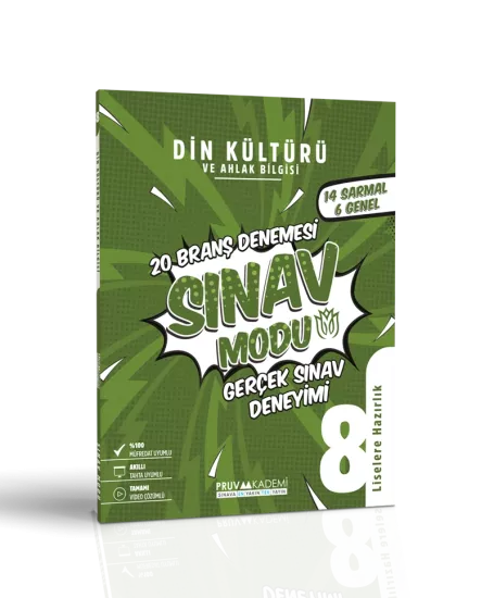 8. Sınıf Din Kültürü Sınav Modu Branş Denemesi Pruva Akademi