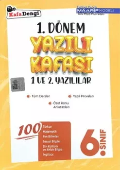 Kafa Dengi Yayınları 6. Sınıf 1. Dönem Yazılı Kafası Kafadengi Yayınları - Hemen Satın Al
