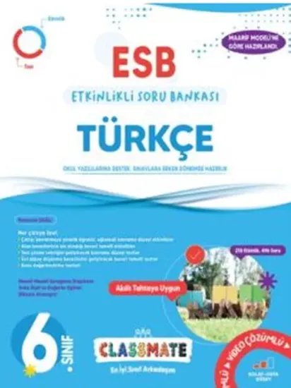 6. Sınıf Classmate Türkçe Etkinlikli Soru Bankası Okyanus Yayıncılık - Hemen Satın Al