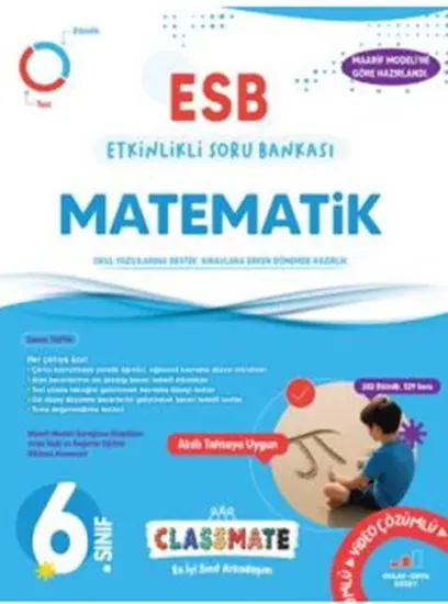 6. Sınıf Classmate Matematik Etkinlikli Soru Bankası Okyanus Yayıncılık - Hemen Satın Al
