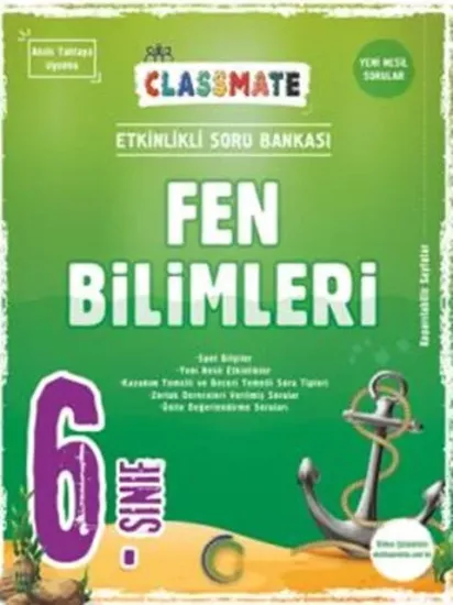 6. Sınıf Fen Bilimleri Classmate Soru Bankası Okyanus Yayıncılık - Hemen Satın Al
