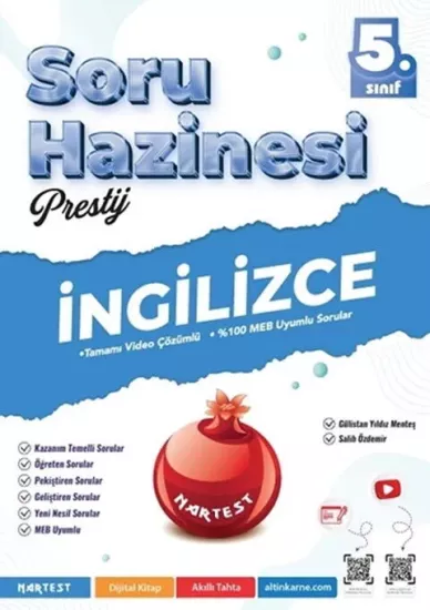 Nartest 5. Sınıf İngilizce Prestij Soru Hazinesi Nartest Yayınları - Hemen Satın Al