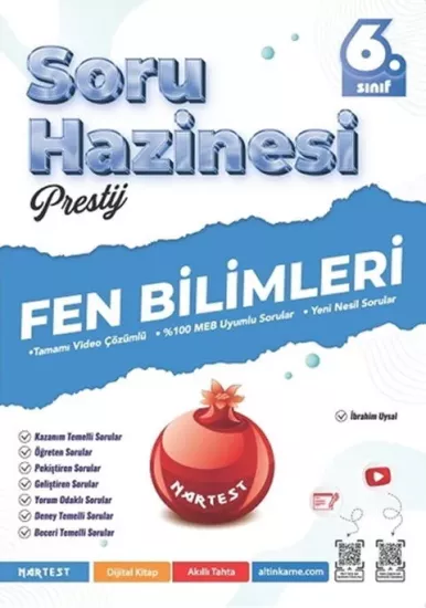 Nartest 6. Sınıf Fen Bilimleri Prestij Soru Hazinesi Nartest Yayınları - Hemen Satın Al