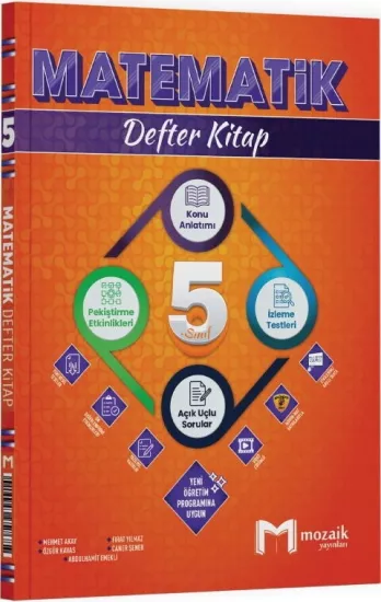 5. Sınıf Matematik Defter Kitap Mozaik Yayınları - Hemen Satın Al