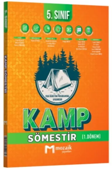 5. Sınıf Kamp Sömestir 1. Dönem Mozaik Yayınları - Hemen Satın Al