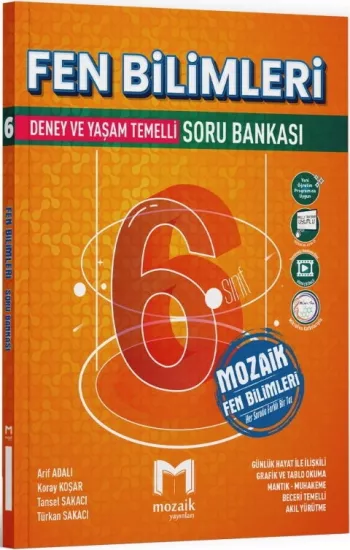 6. Sınıf Fen Bilimleri Soru Bankası Mozaik Yayınları - Hemen Satın Al