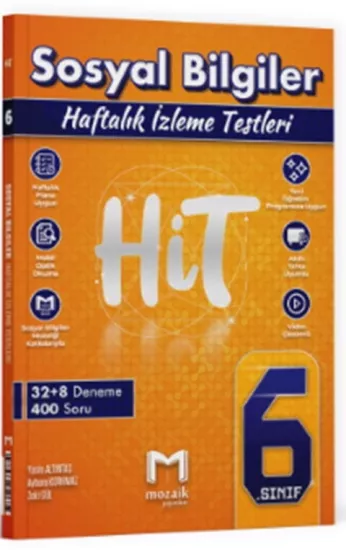 6. Sınıf Sosyal Bilgiler HİT 32 Deneme Mozaik Yayınları - Hemen Satın Al