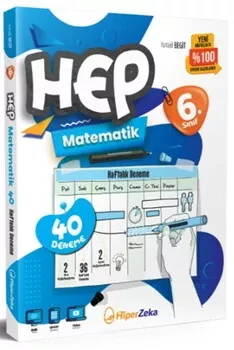 6. Sınıf Hep Matematik 40 Haftalık Deneme Hiper Zeka Yayınları - Hemen Satın Al