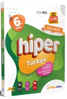 6. Sınıf Hiper Türkçe Konu Anlatımlı Soru Bankası Hiper Zeka Yayınları - Hemen Satın Al